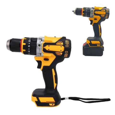 Versatile Cordless Electric Power Drill Featuring Knockout Beater Proof Grip And Snappy Pull Trigger for easy handling and quick driving.