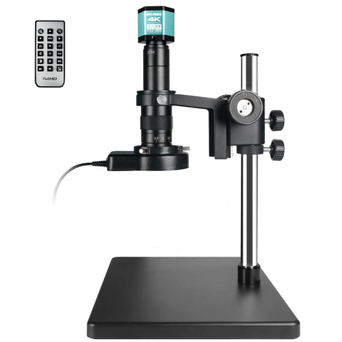 Ultra Clear 4K Digital Microscope With 48MP Camera, Big Stable Base Stand, Type-C And HDMI Output, Adjustable Ring Light
