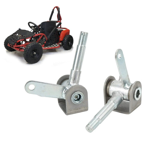 Go Kart Spindle Bracket Replacement Set 4.5 Inch By 5 Eighths Inch Right And Left Steel Alloy Steering Knuckle Bracket