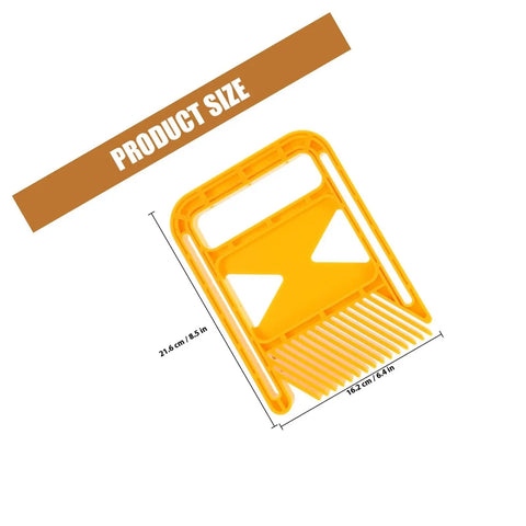 Versatile Woodworking Table Saw Extension Guide And Extended Featherboard Safety Jig With Ergonomic Knobs, yellow, 21.6 cm x 16.2 cm, displayed for size perspective.