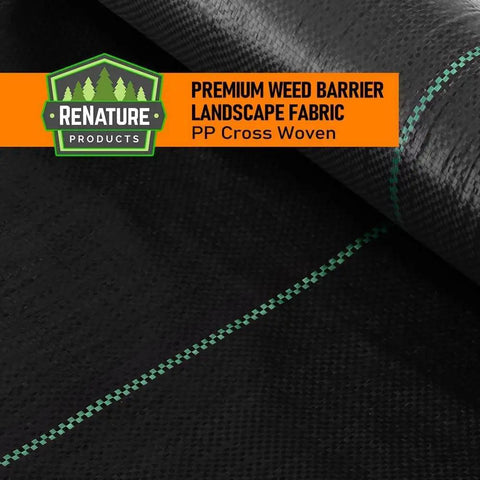 Heavy Duty Weed Barrier Landscape Fabric For Gardening And Farming 4 Ft By 100 Ft Ground Cover 3.2 Oz Permeable Garden Cloth