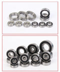 10 Pack 6304 2RS Deep Groove Ball Bearings 20x52x15mm Chrome Steel showcasing various sizes and designs for heavy duty applications.