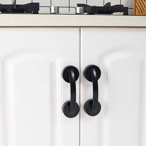 Black Suction Cup Glass Door And Window Handle For Bathroom And Shower Sliding Doors Non Porous Non Marking Grab Bar Installed
