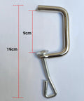 5X Pasta Maker Clip Fix Replacement Handle Clamp For Noodle Maker Repair, Stainless Steel Noodle Machine Clip, 19cm and 9cm