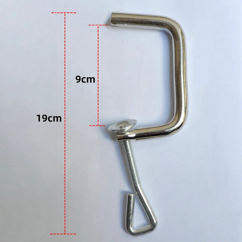 Three Pack Pasta Maker Fixing Clips Replacement Clips For Manual Handle Holding Clamp Tools Set For Noodle Maker Accessories And Home Repairs Quick And Easy, stainless steel 19cm clip