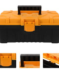 Rugged Multilayer Plastic Toolbox With A Secure Snap Latch And Spacious Yet Compact Shape That Is Engineered To Be The Premier Grab And Go Hard Case