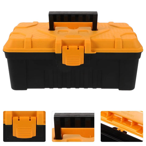 Rugged Multilayer Plastic Toolbox With A Secure Snap Latch And Spacious Yet Compact Shape That Is Engineered To Be The Premier Grab And Go Hard Case