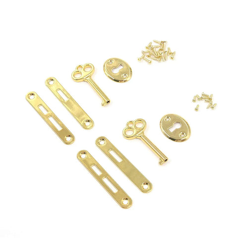 Heavy Duty Gold Drawer Knobs And Minimalist Cabinet Pulls For Tiny Jewelry Boxes Craft Drawers Rust Proof Iron Hardware 2 Pack with locks and screws