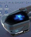 Automatic Battery Powered Strapping Machine For Pallet Wrapping No Buckles Needed features blue AI smart chip for efficient operation.
