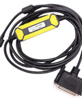USB To RS232 CNC Programming Cable For Fanuc With DB25 Pin Data Transfer Cable 2.5m Length Windows Compatible 7 8 10 XP Vista CNC Download Cable Serial Data Exchange, black cable with USB and DB25 connectors