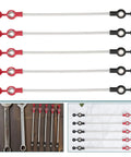 Five Pack Battery Tricycle Charging Cable Connector For EVs, Easy Install, Built To Last Maintenance Kit with red and black ends