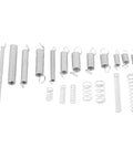 Ultimate 200 Pc Compression And Extension Springs Kit With 20 Zinc Plated Steel Assortment Sizes For Car Repair Diy And Home Fixes With Tough Storage Box To Keep Your Gear Organized And Ready To Go, zinc steel springs