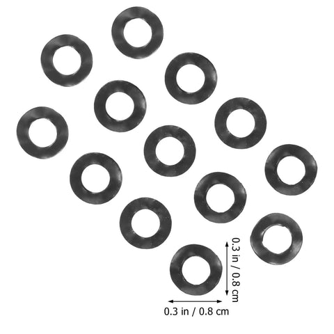500 Piece Wave Spring Washer Gasket Set For Automotive Home And Shop Use Beefed Up Load Distribution And Thrust Applications Ideal For Precision Engineered Fastening Solutions, black spring steel washers 0.3 in / 0.8 cm