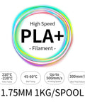 Top Shelf Fast Printing 3D Printing Filament PLA Plus 1.75mm Pro Grade High Speed Material For Killer Precision One Kilogram Heavy Duty Cardboard Spool Smooth Sailing Results In Stunning Dark Blue with specifications