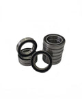 Top Notch 6805 Rubber Sealed Bearings 10 Pack built tough chrome steel rolling components stacked with dual plastic covers.
