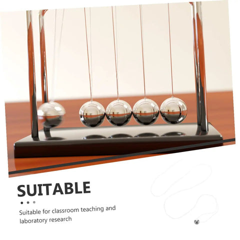 Physics Pendulum Experiment Kit For High School Mechanics Education With Metal Design And Cotton Rope in classroom setting
