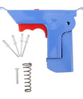 Bed Rail Folding Latch Assembly With Drop Down Guard Locking Mechanism Replacement Lock Switch components with blue metal hinge