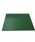 Top Shelf 12 X 12 X 0.2 Inch Laser Safety Window Panel Built Tough For Heavy Duty Fiber Lasers With Od6 Plus Od7 Multi Wavelength Blocking And 22 Percent Vlt For Quick Setup Jobs, green optical glass view.