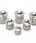 Top Tier 304 Stainless Steel Flanged Spring Ball Plunger M6 Lock Pin Built Like A Tank Rock Solid Quick Release hardware, assorted sizes.