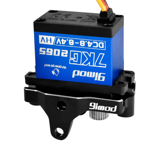 7Kg Beefed Up High Torque Digital Micro RC Servo For Crawlers 8.4V HV Waterproof Sub Micro Steering with mount, TRX4M TRX4MT