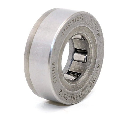 Heavy Duty One Way Needle Bearing Clutch Roller Assembly Drawn Cup Style 17X35X12MM close-up showing precision design and sturdy build.