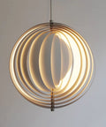 Dope 360 Degree Adjustable Moon Pendant Light With Rotating Sphere Shade for modern dining rooms and living spaces