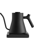 Gooseneck Pour Over Coffee Kettle With Precise Temperature Control Quick Heat Up Brew Timer And Scheduling Stainless Steel Point Nine Liter Matte Black
