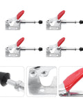 4 Piece Push Pull Toggle Clamp Set With Horizontal Quick Release For Woodworking And Welding Jigs Heavy Duty Clamp Set