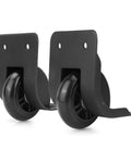 Rear Luggage Replacement Wheels Set 2 Pieces For Suitcase ZD 034 Durable PVC And PP Wheel With Bearing Strong Wear Resistant Construction Includes Screws For Quick Repair And Smooth Rolling Size Details Shown In Photo
