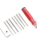 Straight Up Reliable Tungsten Steel Model Scriber With Seven Ultra Fine Blades For Slick Line Cutting Scale Kits Bonsai Trimming And Hella Detailed Hobby Crafts, red scriber with seven blades