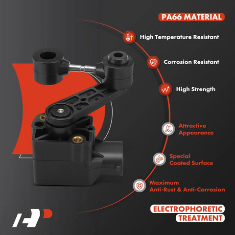 Ride Height Level Sensor For Jaguar S Type 1999 To 2008 Super V8 2005 To 2009 XJ8 Front Right Passenger Side PA66 Material