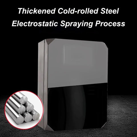 Outdoor EV Charger Rig With Secured Key Lock, Floor Standing Pedestal, showing thickened cold-rolled steel and electrostatic finish.