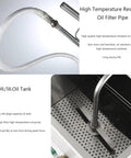 High temperature resistant oil filter pipe for Commercial Oil Filter Machine 48L Capacity With Wheels For Restaurant Kitchen.