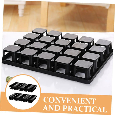 Space Saving Nursery Pot Brackets For Germination Trays, Easy Transplanting, Home Garden Greenhouse Organizer For Starting Vegetables, Flowers, And Saplings, A Real Must Have For Busy Gardeners With Small Yards