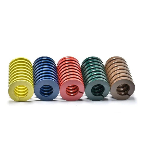 Premium Copper Round Plates 5 Pack Solid Brass Alternative Industrial Grade Spring Hardware Compatible colored spring coils