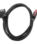 USB Barcode Scanner Cable For POS Systems And Printers, Durable PVC 5.9ft USB Cord, coiled with connectors visible.