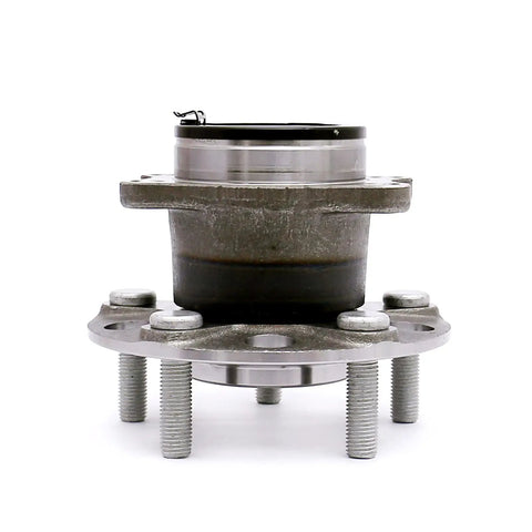 Premium Rear Wheel Hub Bearing Assembly Straight Swap For 07 To 17 Jeep Compass And Patriot 4WD AWD, showing front view with bolts.