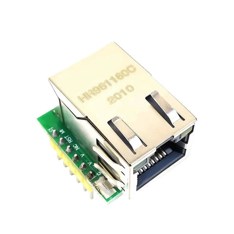 W5500 Ethernet Networking Module For Microcontrollers With SPI Connectivity Eight Socket Support 3V3 Operation 5V Tolerant IO LED Indicators