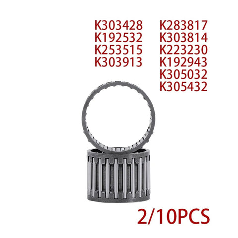 Precision Needle Roller Bearings K Type Pre Lubricated for smooth rotation and hydraulic cylinders, showing inner structure.