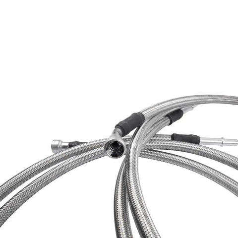 Stainless steel hoses from the Top Shelf Fuel Line Quick Fix Kit for Chevy Silverado 1500 and GMC Sierra 1500 Trucks Built for 4.8 5.3 6.0L V8 Engines.