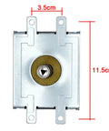 2M244-M1 Industrial Water-Cooling Magnetron Replacement For Microwave Ovens Drying Machines 1000W High Performance Klystron Tube Component, front view with dimensions.