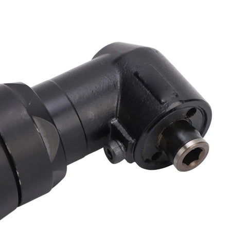 Close-up of Right Angle Pneumatic Grinder 9000RPM Tough As Nails Air Tool for Glass And Ceramics shows alloy steel collet and body.