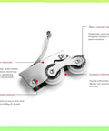 Detailed view of Six Piece Double Wheel Door Pulley Roller Replacement Kit for Gliding Sliding Patio Doors, showcasing wear-resistant wheels.