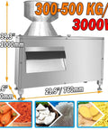 Pro Grade Automatic Coconut Grinder Machine 500kg Per Hour Heavy Duty 3kW 220V with images of processed crops.