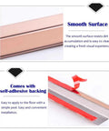 Wood Grain Cable Shield Cord Cover with self-adhesive backing and smooth surface, part of durable floor and wall cable raceway kit.