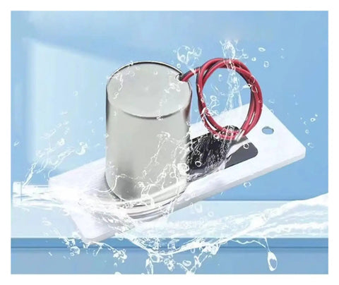 Bulletproof Waterproof Drop Bolt Deadbolt Featuring DC12V Electronic Mortise Lock with waterproof electric motor in action.