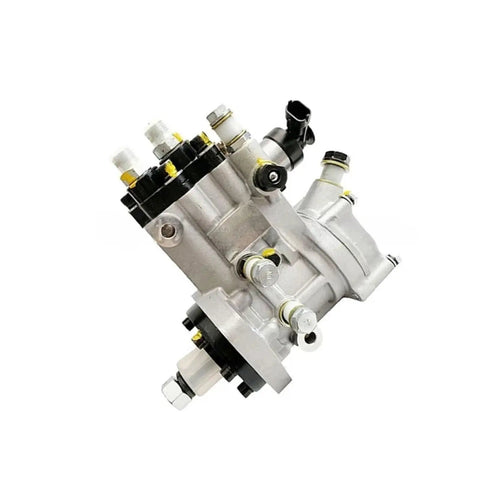 Heavy Duty Common Rail Fuel Injection Pump Assembly 0445025052 showing multiple connection points and metallic finish for JMC 4JB1 diesel engine.