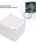IP65 Waterproof ABS Electrical Enclosure Box 120x120x90mm Rustproof Junction Box for Control Panels Solar Power Systems