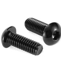 Built Like A Tank Button Head Socket Cap Bolts, 3/8-16 X 1, 20 Pcs Heavy Duty 304 Stainless Steel with Black Oxide Coating.