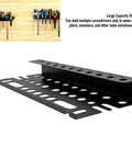 Wall Mount Hammer Holder And Heavy Duty Tool Organizer Rack For Garage And Workshop 40x14cm Carbon Steel Pegboard Style